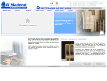 Tablet Screenshot of elmaderal.com.mx